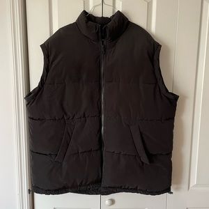 Black H&M Divided Padded Vest